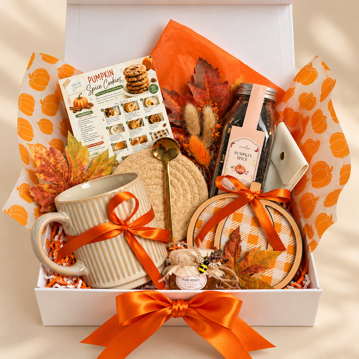 Autumn Harvest Gift Box | Pumpkin Spice Tea & Cozy Mug